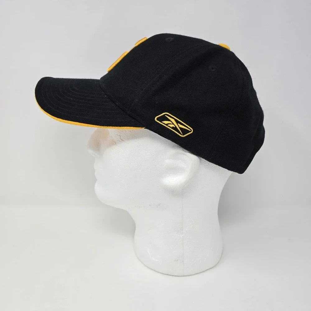 Reebok Pittsburgh Steelers NFL Hat Mens Black Yellow Adjustable Baseball Cap